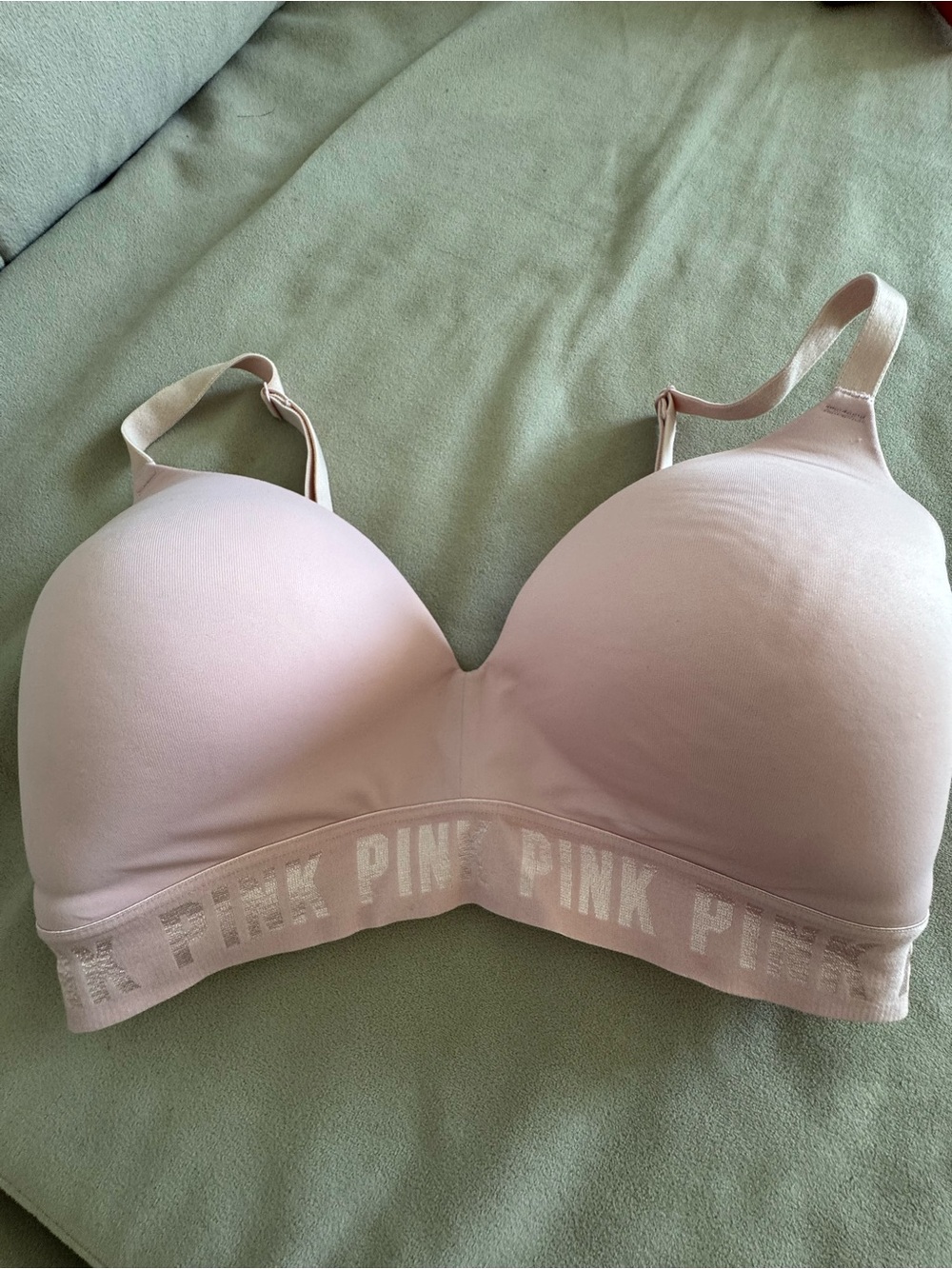 PINK Victoria's Secret Light Pink Molded T-Shirt Bra